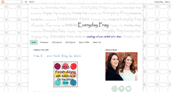 Desktop Screenshot of everydayfray.com